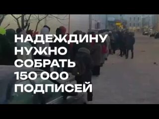 Коллектив Бориса Надеждина озвучил план по сбору дополнительных 50 тысяч подписей.