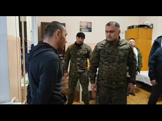 Президент Алан Гаглоев навестил бойцов