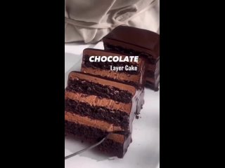 Шикарный Торт «CHOCOLATE» 🔥  Как в в дорогой элитной кондитерской ❤ | Видео от Делай торты! (рецепты, мастер-классы)