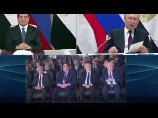 Владимир Путин и Абдель Фаттах ас-Сиси дали старт заливки бетона в основание четвёртого энергоблока Египетской АЭС «Эль-Дабаа»