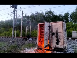 В Омской области мужчина получил 16 лет строгоча за поджег железнодорожного шкафа