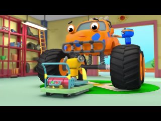 Baby Truck Sleepover   Geckos Garage   Trucks For Children   Cartoons For Kids