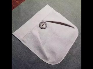 Необычный накладной карман со скадками - МК