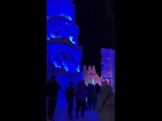 Россия 🇷🇺, республика Алтай, уникальный мультимедийный проект «Снежный город»
