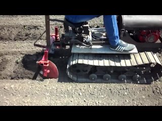самодельный минитрактор   homemade tractor