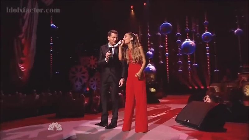 Michael Buble Ariana Grande Santa Claus Is Coming To