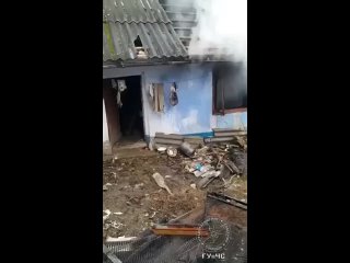 Пожар в селе Плоть