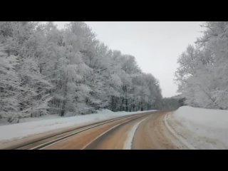 Зимняя дорога в Хвалынск
