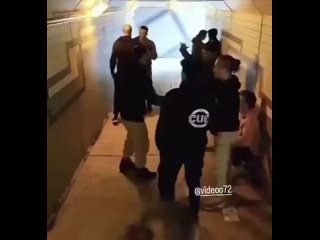 Scene in Paris metro. Arabs try to grope young French women who turn out to be in elite, special forces. Very gratifying.