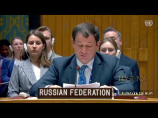 🆕  Der russische Vertreter bei der UNO Poljanski - während der Sitzung des Sicherheitsrates zum Thema der abgeschlossen IL-76