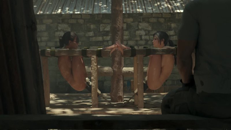 Lara & Sheva bdsm bongage anal sex