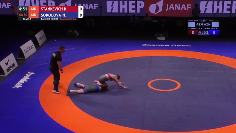 Zagreb2024 50kg 3 (AIN) Kseniya STANKEVICH - (AIN) Nadezhda SOKOLOVA