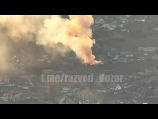 ️Un depósito de municiones de la OTAN / ucraniana🇺🇦 escondido en un sótano fue destruido por la artillería rusa🇷🇺 en Kupyansk