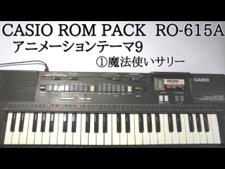 CASIO ROM PACK RO-615A アニメーションテーマ9 (CASIO TONE MT-88 キーボード 自動演奏)