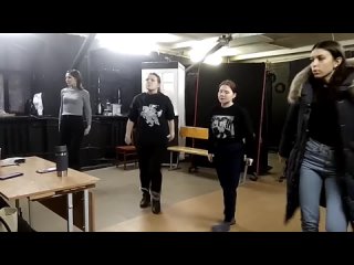 Евгения Царегородцева - Репетиция танцев в Самаре