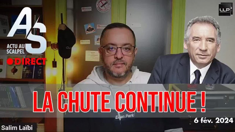 la chute continue de plus