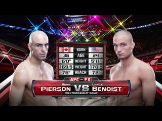 Sean Pierson vs. Lance Benoist UFC 152 - 22 сентября 2012