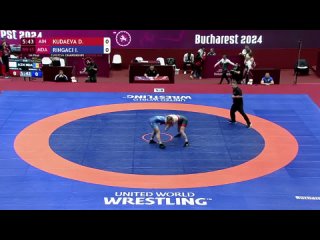 EURO2024 65kg Dinara KUDAEVA (AIN) vs. Irina RINGACI (MDA)
