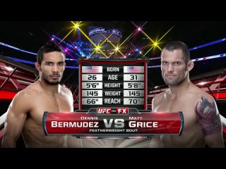 Dennis Bermudez vs. Matt Grice UFC 157 - 23 февраля 2013