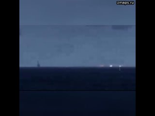 Атаки хуситов на натовские эскадры в Красном море выглядят как-то так  Баллистические ракеты Йемена
