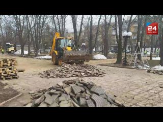 Как преобразится сквер имени Героев Великой Отечественной войны в центре Луганска