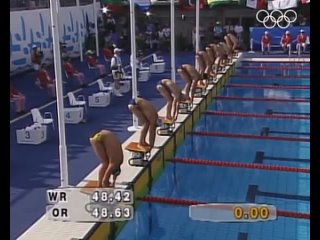 Popov Wins Men’s 50M and 100M Freestyle Gold - Barcelona 1992 Olympics-(480p).mp4