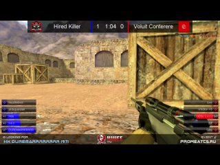 Финал турнира по CS 1.6 от проекта ““CS 1.6 LAN““ [Hired Killer -vs- Voluit Conterere] 2map @kn1feTV