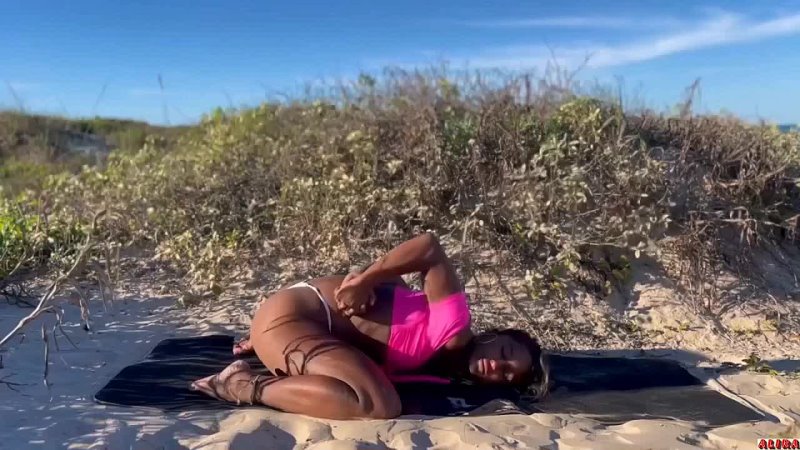 Erotic yoga-sexy gymnastics