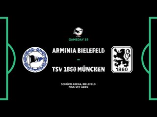 3-я Бундеслига 2023 2024. 19-й тур Арминия Билефельд Мюнхен 1860