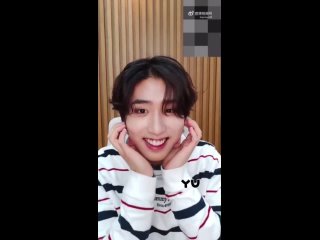 han singing Be Mine /  KMStation video-call
