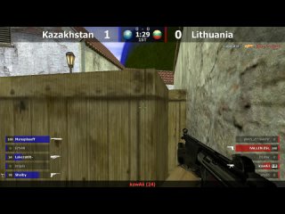 Финал турнира по CS 1.6 от проекта ““Mix Game““ [Lithuania -vs- Kazakhstan] @ by kn1fe