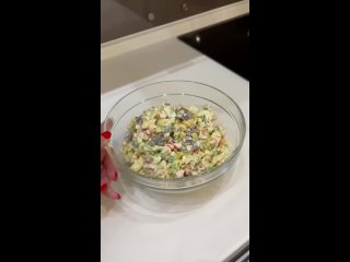 Крабовый салат, который вы точно не пробовали🥗