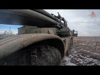 Les équipages du MLRS Uragan ont frappé les positions arrière des forces armées ukrainiennes