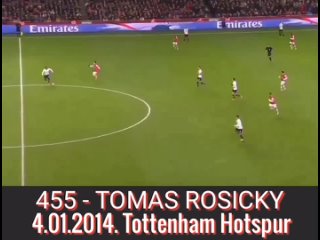 455 - ТОМАШ РОСИЦКИ, 
. «Тоттенхэм Хотспур»./
455 - TOMAS ROSICKY,
. Tottenham Hotspur.