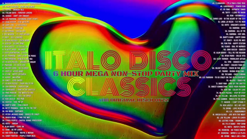 ITALO DISCO CLASSICS PART 3 Non-Stop Classic Party Hits Mix! Hi-NRG Italo Euro Disco '80s