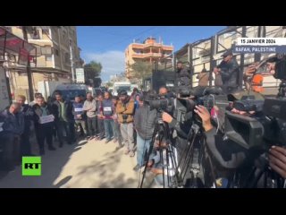 Les Palestiniens protestent contre le «ciblage» présumé des journalistes à Gaza