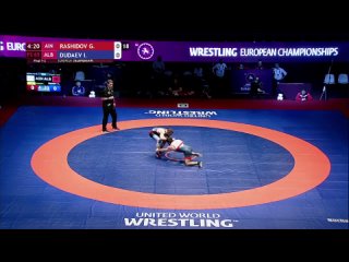 FS EURO2024 65kg 1 Гаджимурад Рашидов — Ислам Дудаев (Албания)