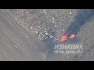 Destruction of the Ukrainian P-18 “Malachite” radar by a precise arrival of an X-35U anti-ship missile launched by a Russian att