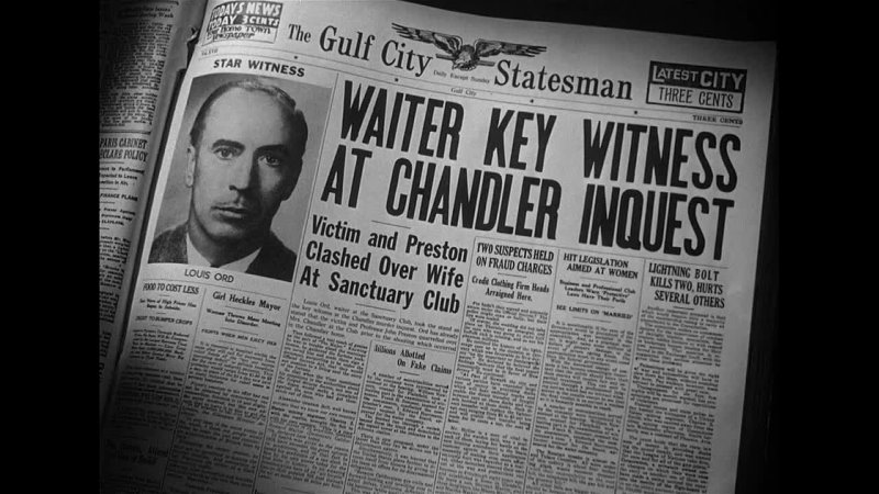 1947 - John Cromwell - Dead Reckoning - Humphrey Bogart, Lizabeth Scott, Morris Carnovsky