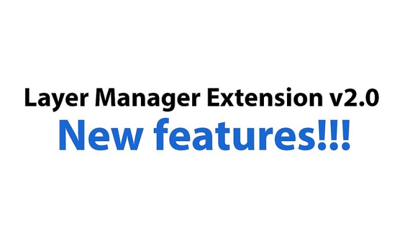 Layer Manager Extension v2.0