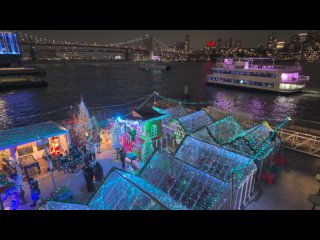 NYC Christmas - One World Trade Center, Wall Street, Downtown Manhattan 07-12-2023 4K