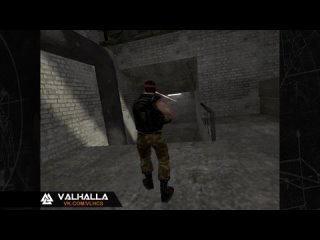 DE_LITE. Тайминговый прострел в тоннели | VALHALLA |  | #wallbang_de_lite | #vlhcs, #valhalla, #cs16