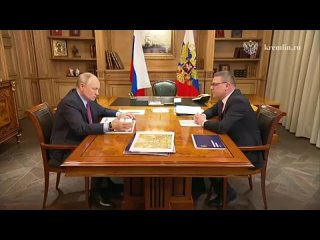 Встреча Путина с Текслером