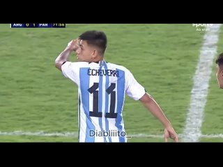 🔥 Клаудио Эчеверри vs сборная Парагвая  | Claudio Echeverri