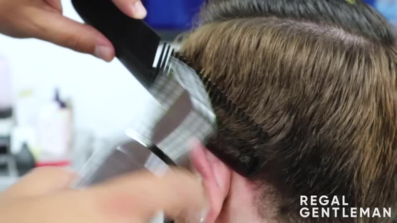 Regal Gentleman CURLY MULLET TRANSFORMED INTO CLASSIC HAIRCUT Transformation Series,