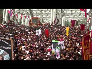 Filipino Catholics join Black Nazarene procession  01/09