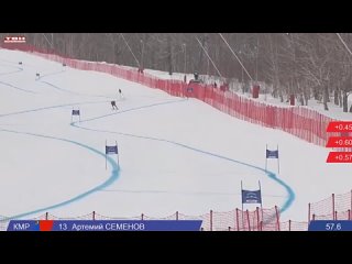 Артемий Семенов — бронзовый призер чемпионата России по горнолыжному спорту