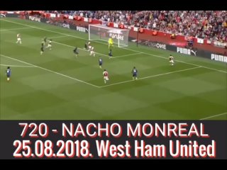 720 - НАЧО МОНРЕАЛЬ,
. «Вест Хэм Юнайтед»./
720 - NACHO MONREAL,
. West Ham United.