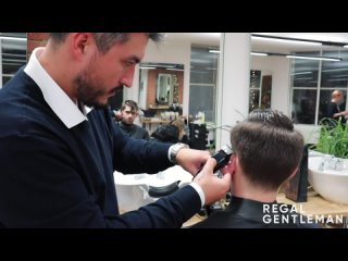 Regal Gentleman - Short Textured Messy Tailored Haircut ｜ + Growing Out A Side Part  Dealing With A Double Crown