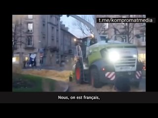 #Prison_EuropeMacron veut parler agriculture avec von der LeyenLes paysans: On ne veut pas tre comme lUE, on les emmerde